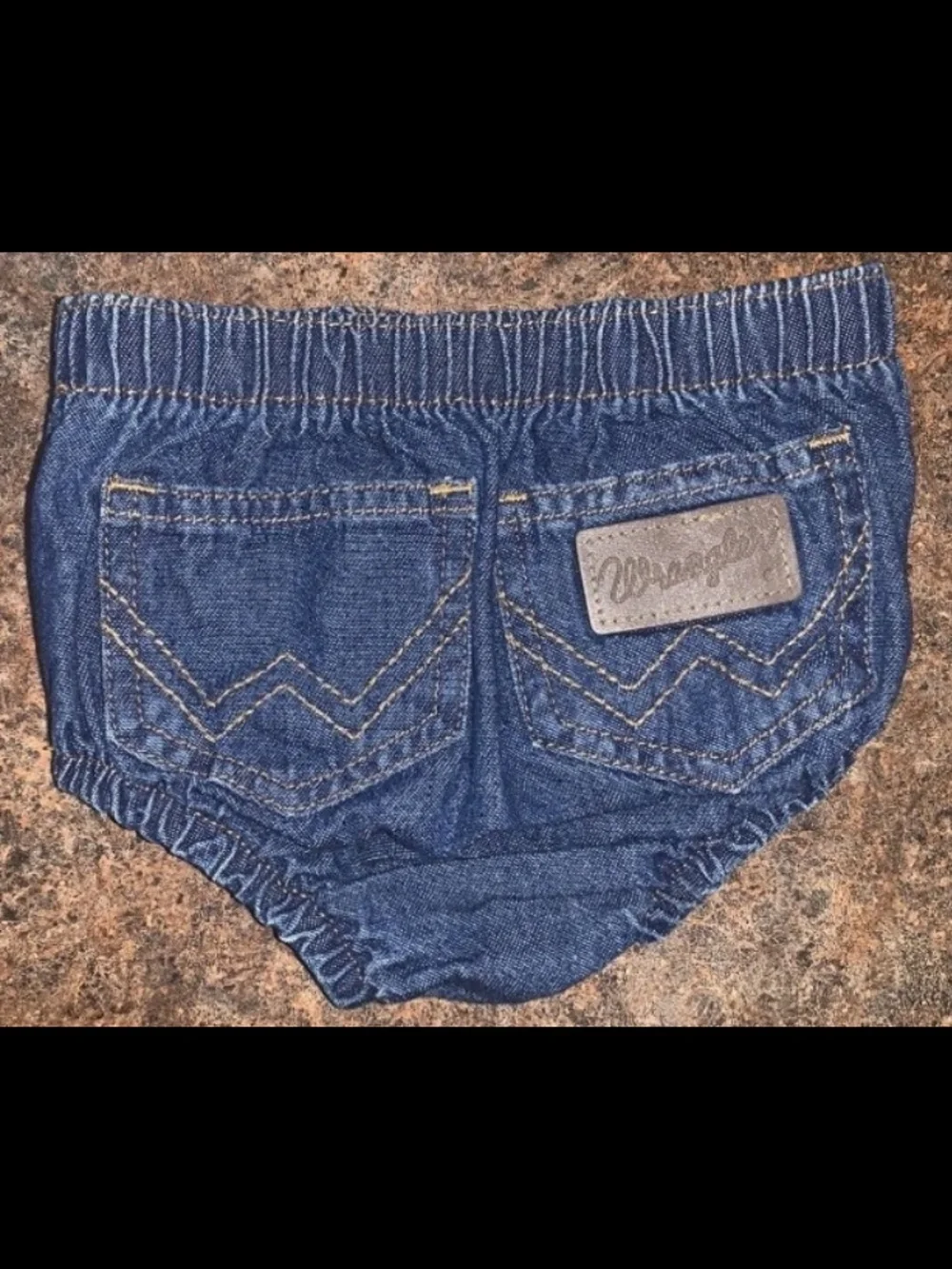 Wrangler® Baby Boys Denim Diaper Cover 6 Months